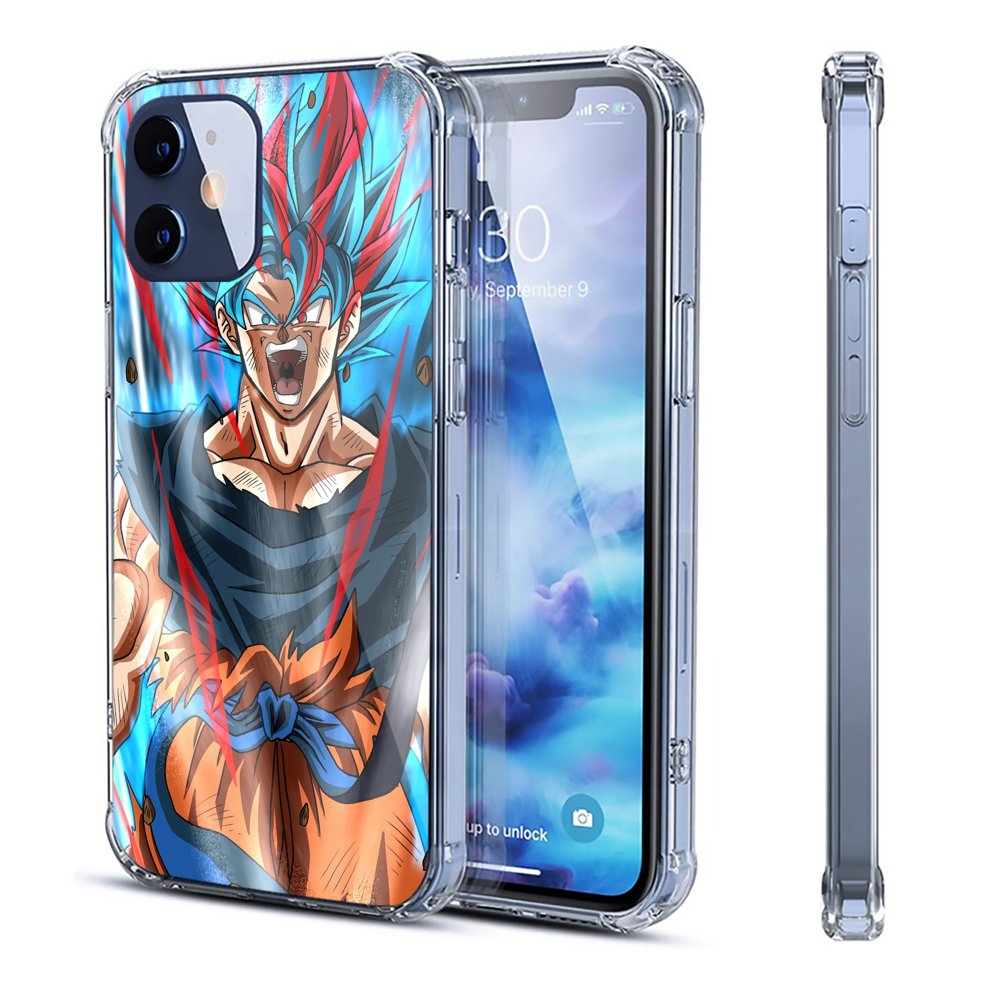 （画像用） ドラゴンボール DRAGON BALL 【iPhone 12シリーズ対応】透明スマホケース（クリアソフトケース）